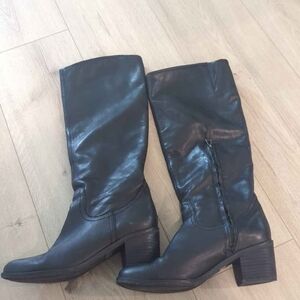 Sam Edelman Black Heeled Boots